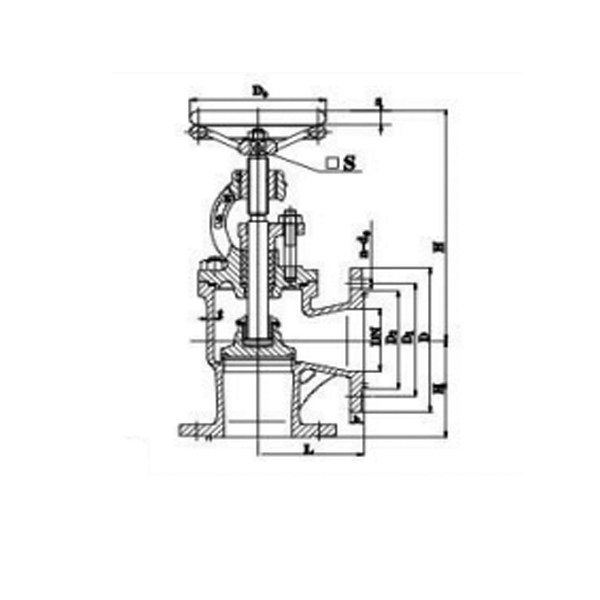 GBT584-1999 Marine Cast Iron Flanged Stop Valve (2).jpg